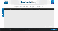 Desktop Screenshot of cordwallis.com